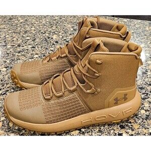 Under Armour UA HOVR Infil Coyote Tactical Boots Brown Mens Size 10 Vibram Soles
